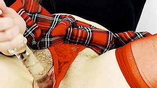 My squirt in panties