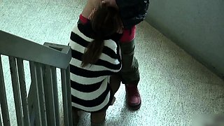 Chinese Amateur Couple's Public Adventure