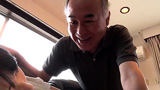 A Hot Young Japanese Teen Pleasing Old Homeless Guys Pt1