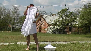 Redhead Teen From Germany Likes to Pee All Over