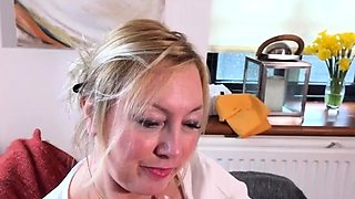 Busty Blond Punished For Her Big Boobs