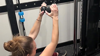 Quick Sneaky Gym Fuck! BBC Works Out Slutty MILF
