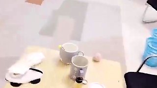 Secretary group sex hardcore fucking blond girl facia