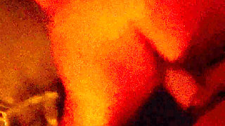 Amateur Brunette's Pussy Swallowing Giant Cock!