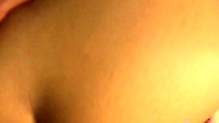 Small tit GF gives POV blowjob on my denim