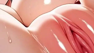 Gol Gooning with Mega Busty Lilly Bathroom Animation