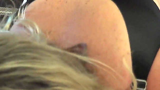 BJ on My Knees Swallow Cum Drip More to the Floor