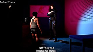 Cartoon 3D busty MILF hot video