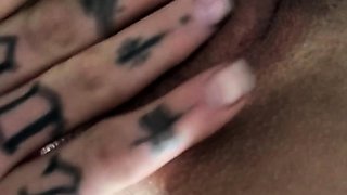 Blonde emo amateur solo masturbation