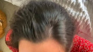 Sexy Slut Gives A Big Cock A Blowjob In The Car