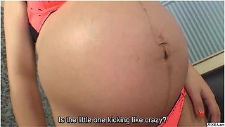 Extremely Pregnant Japanese Gyaru First And Only Jav Movie