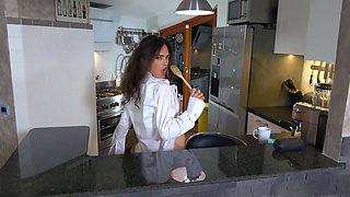 Hottest brunette solo webcam masturbation 2