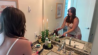 Day in the Life VLOG with Pussy Flashing and Transparent Dress - Erika Kay