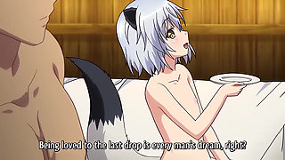 Catgirl has the hots for the hero.