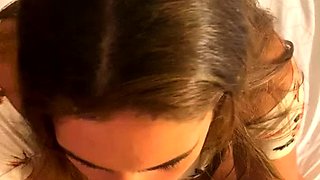 Fetish POV blowjob and handjob from horny slut