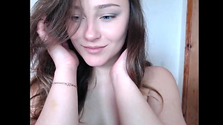 Russian beautiful girl shows her sexy body on webcam