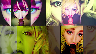 Goddess Lana - Hot Sensual Dildo Sucking Compilation 1