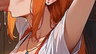 Anime Ai My Wife Seduces Me in the Kitchen with a Deep Throat, and Swallows My Semen for Dessert