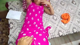 The Virgin Girl of the Village Invites the Neighbor Boy to the House and Has Sex for the First Time