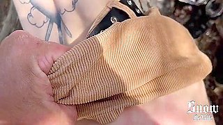 Birthday Facial For A Tatted Slut