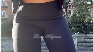 I Flash My Tits And Pussy To Stranger And Let Him Touch Me