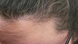 Voluptuous beauty's raw passion ignites in a vintage intimate cleaning