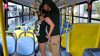 Student Humped and Fucked Inside the Bus in Public!