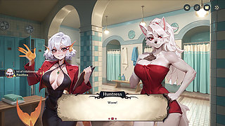 Big Boobs Furry Girl Shows Off Her Big Ass In Tight Shorts - Hotel Tales (Steam Game) - 3D Animated Hentai Game
