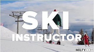 Ski Instructor Brandi Teaches Young Stud New Tricks - Brandi Love