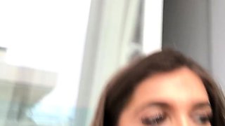 horny amateur preggo fingering snatch in this homemade solo