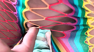 Stepbrother Admires My Virgin Pussy - Fingering and Masturbation with Natural Tits