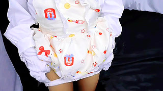 Cute Little Thai: I like it when adults touch me under my doll dress.