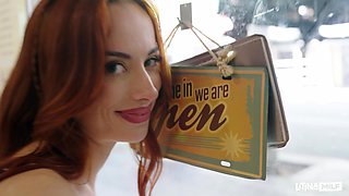 Audrey's Sneaky Public Encounter Ignites Wild Store Seduction