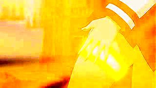 She is captured by the enemy, stripped naked, and fucked, with a creampie.