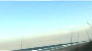 Cheating Girl Takes Facial from Lover at the Beach - Amateur