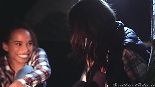 Lustful lesbians mind-boggling xxx scene