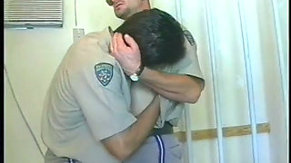Sexy men in uniform want to fuck hard each other asshole