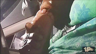 Car Session Feet Worship with Your Favorite BBW Ncfootgoddess