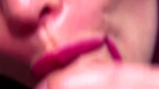 Hot Bitch With A Beautiful Figure And Lovely Eyes Makes A Slobbery Blowjob Close Up 4k 60fps