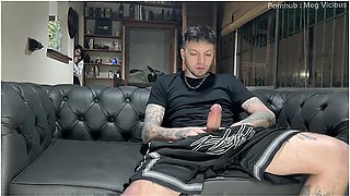 I Wanted Help With My Homework But I Found My Stepbrother Masturbating - Meg Vicious