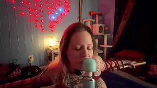 Rope Tied with Bamboo and Vibrator by Goddess Dita