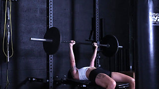 A Good Stretch with Fit Punk Girl and Hung African Trainer