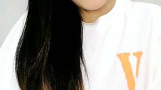 Lewd amateur brunette teen meg davis webcam masturbation