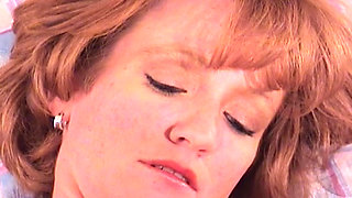 MILF with Big Boobs Masturbates in Front of the Camera