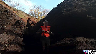 Bright Orange Helly Hansen Life Jacket Strap Play