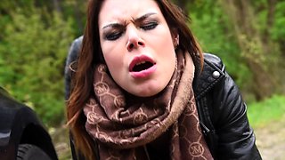 Driving Instructor Seducing A Tall Brunette