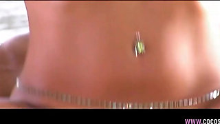 Brunette in Black Bikini Passionate Beach Sex on Tropical