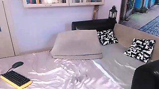 Blonde horny sex therapist stunner in lingerie jerks dick