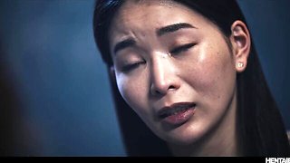 Flirtatious Leana's brunette sex