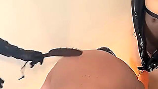 Two Dominatrix Femdom Ritual Humiliation, Ballbusting, Slave Training, Feminization and Anal Punishment - French Pegging